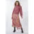EsQualo Skirt Plisse Expression Print Print