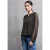 Street One Studio Dames Chiffon leo blouse met rits in Bruin
