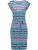 Ragwear Zomerjurk ‘Taggien’  turquoise / lichtblauw / sering / lavendel