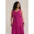 WE Fashion Curve A-lijn jurk fuchsia