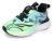 Dockers by Gerli Sneakers  aqua / lichtblauw / neongeel / zwart