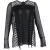 Chloé Kanten Schouderblouse in Zwart Polyester