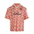 Redefined Rebel boxy fit polo met print – oranje