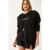 Geborduurd Sweatshirt met Rits en Ronde Hals