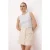 TRENDYOLMİLLA Dames Beige Effen Kort / Mini Kokerrok- rok Rokken