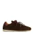 Manfield suède sneakers donkerbruin