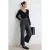 TRENDYOLMİLLA Dames Zwart Effen Culotte Hoge taille Jeans