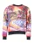 Tropisch Strand Print Sweatshirt
