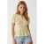 Geborduurde V-hals Woven Blouse
