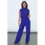 SisterS Point jumpsuit met cut-out – blauw