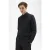 Theory Scuba-wool Combo Sweatshirt Black