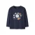 NAME IT MINI rechtvallende longsleeve met print – donkerblauw