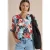 Cecil Dames Blouse met korte mouwen en gespleten hals in Wit