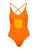 Kalaia Badpak ‘Pocket Reversible Orange Swimsuit’  oranje