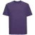 Russell Heren Klassiek Ringspun Katoen T-Shirt (Paars)