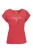 VIVANCE Slaapshirt  rood / wit