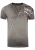V-hals T-shirt met print aan de zijkant