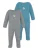 normani Rompertje/body ‘Levin’  blauw / grijs / wit