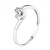 Solitaire Diamond 0,04 Cts White Gold Jewelry