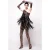 PINKO Longan 1 Abito Paillettes Macu Multi Beige/black