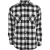 Urban Classics Heren geruit Flannel Shirt (Zwart/Wit)