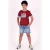 B.Nosy T-shirt donkerrood