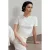 Slim Fit V-hals Jersey Blouse