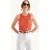 Ronde Hals Ribbel Mesh Tanktop