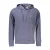 Accademia Militare Blauwe Gerecycleerde Katoenen Heren Hooded Sweatshirt
