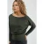 Gestreepte Boot Hals Blouse