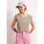 Street One Dames Shirt met knoopdetail in Beige