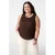 MS Mode singlet donkerbruin