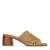 Manfield raffia muiltjes beige