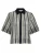 minus Blouse ‘Nila’  lichtbeige / donkergrijs / zwart