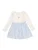 GAP Jurk  turquoise / hemelsblauw / natuurwit