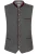 STOCKERPOINT Klederdracht gilet ‘Fabricio’  grijs gemêleerd / bordeaux