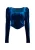 Faina Blouse Dames Smaragdblauw