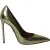Aquazzura Purist Hakken in Gouden Patentleer
