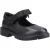 Hush Puppies Astrid Bow Meisjes Zwart Leren Schoenen