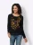 heine Shirt  geel / zwart