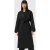 AllSaints Cadence Trench Black