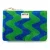 Wouf Make up tas ‘Terry’  blauw / groen