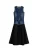 Sleeveless Round Neck Dress with Front Pockets Wo – Blue Dresses