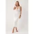 TRENDYOLMİLLA Dames Ecru Ajour Maxi Mouwloos Strandkleding Bodycon Jurken