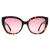 Max Mara Cat Eye Womens Rood Havana Bordeaux Kleurverloop MM0040 Logo 11