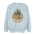 Harry Potter Jongens Sweatshirt met Gouden Inkt en Zweinsteinrest (Sportgrijs)