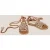 White Stuff Plaited Leather Sandal Tie Leg Mid Tan