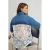 TRENDYOLMİLLA Dames Blauw Effen Lang, Oversized Overhemden