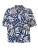 TATUUM Blouse ‘Jamy’  beige / blauw / donkerblauw