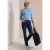 Jeans met Mid Waist-taille en Straight Leg-pijpen in casual pasvorm